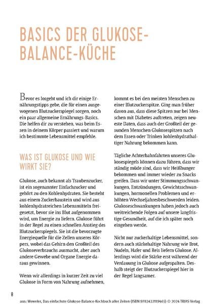 Produktbild: Das einfachste Glukose-Balance-Kochbuch aller Zeiten