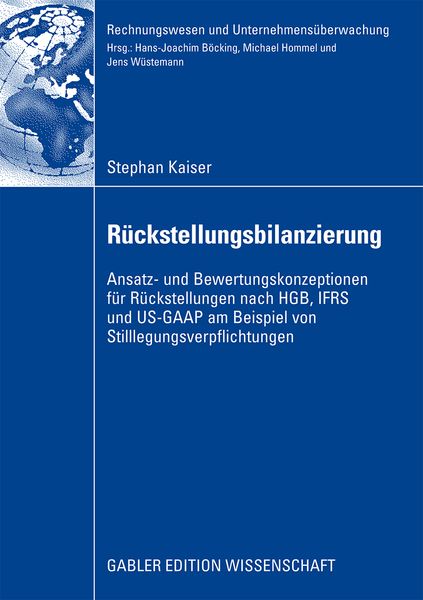 Produktbild: R&uuml;ckstellungsbilanzierung