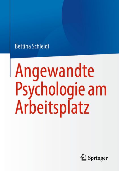 Produktbild: Angewandte Psychologie am Arbeitsplatz