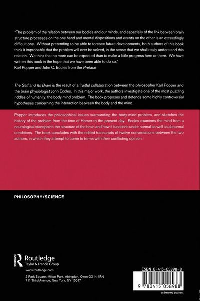 Produktbild: The Self and Its Brain