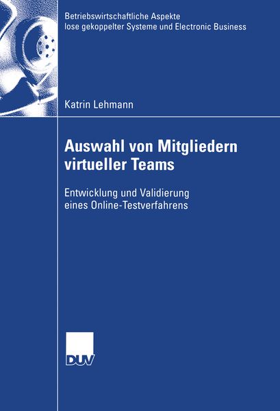 Produktbild: Auswahl von Mitgliedern virtueller Teams