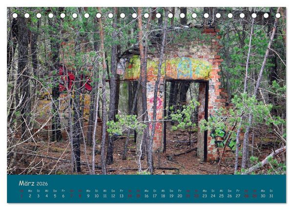 Produktbild: KUNSTORTE (Tischkalender 2026 DIN A5 quer), CALVENDO Monatskalender
