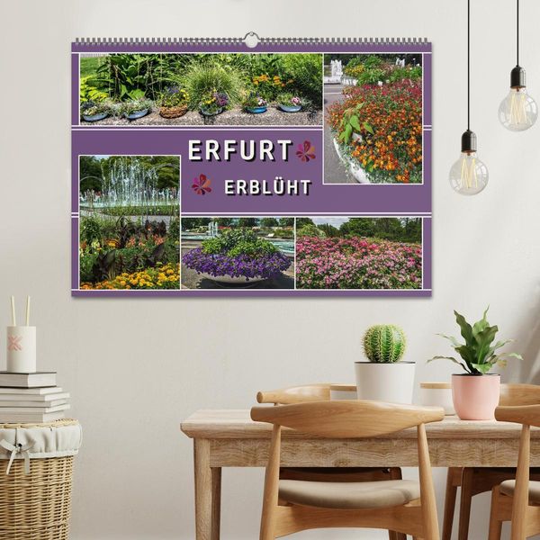 Produktbild: Erfurt erbl&uuml;ht (Wandkalender 2026 DIN A2 quer), CALVENDO Monatskalender