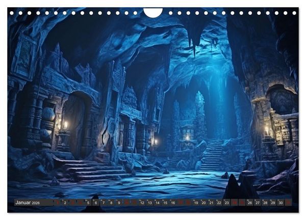Produktbild: R&auml;tselhaftes aus der Arch&auml;ologie (Wandkalender 2026 DIN A4 quer), CALVENDO Monatskalender
