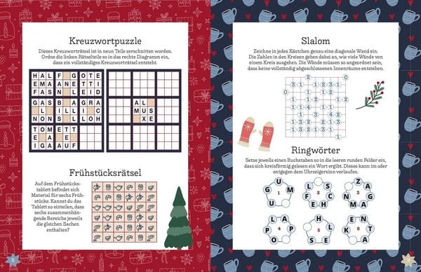 Produktbild: R&auml;tsel f&uuml;r die Weihnachtszeit I R&auml;tselbuch f&uuml;r Erwachsene