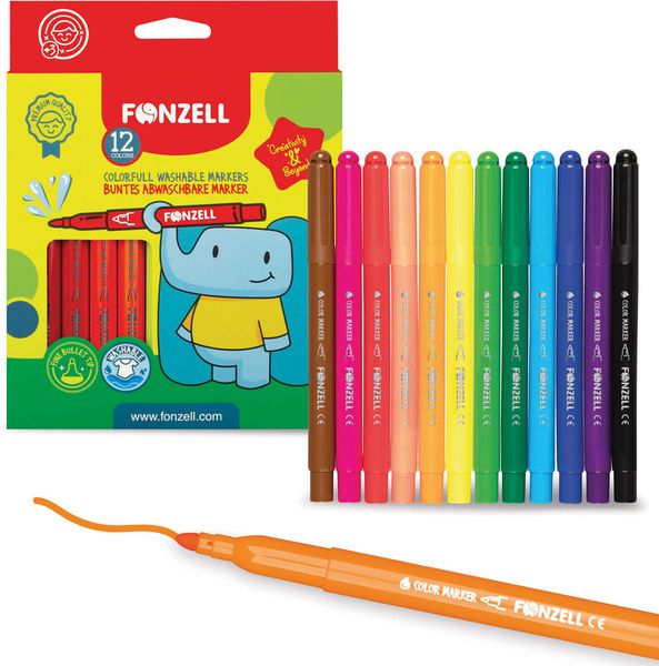 Produktbild: Marker auswaschbar kids 12er