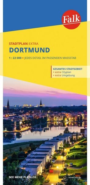 Produktbild: Falk Stadtplan Extra Dortmund 1:22.000