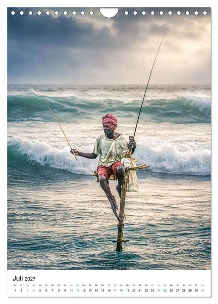 Produktbild: Erlebe Sri Lanka &ndash; Die Menschen hinter der Magie (Wandkalender 2027 DIN A4 hoch), CALVENDO Monatskalender