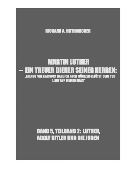 Produktbild: Martin Luther - Luther, Adolf Hitler und die Juden