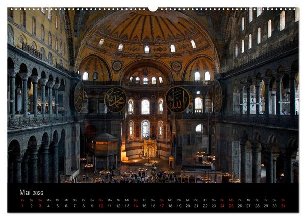 Produktbild: Istanbul Highlights (hochwertiger Premium Wandkalender 2026 DIN A2 quer), Kunstdruck in Hochglanz