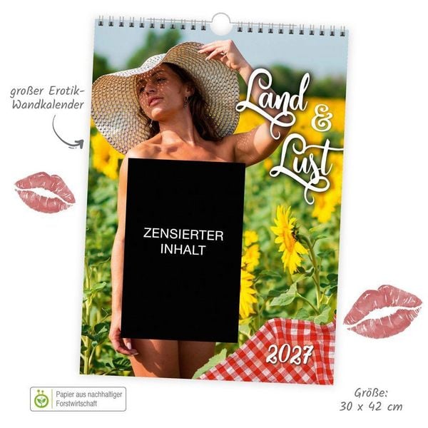 Produktbild: TR&Ouml;TSCH - Erotikkalender Land & Lust 2027