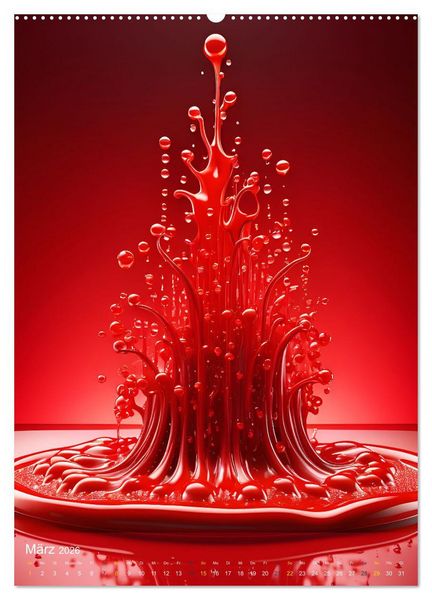Produktbild: Splish! Splash! DROP ART (hochwertiger Premium Wandkalender 2026 DIN A2 hoch), Kunstdruck in Hochglanz