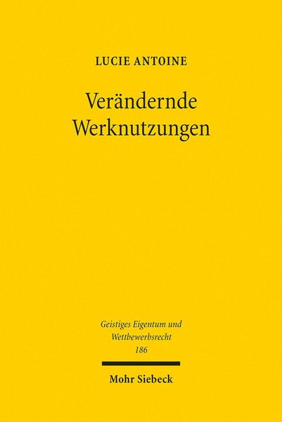 Produktbild: Ver&auml;ndernde Werknutzungen