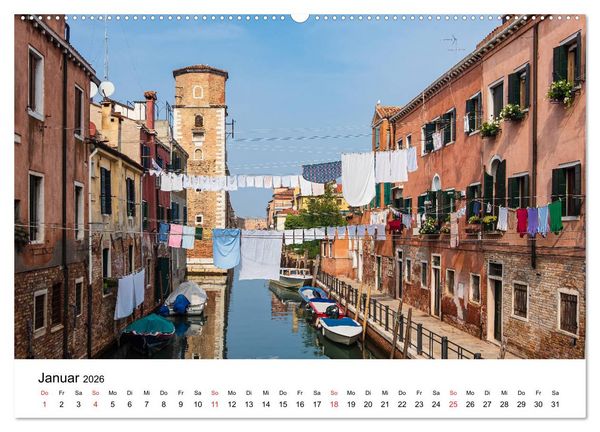 Produktbild: Unterwegs in Venedig (Wandkalender 2026 DIN A2 quer), CALVENDO Monatskalender