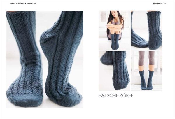 Socken stricken andersrum - Von der Spitze zum Bündchen. Die geniale Methode für passgenaues Stricken