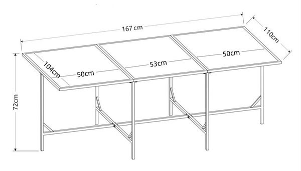 Produktbild: Rattan Gartentisch Balkontisch Raloso 170x110