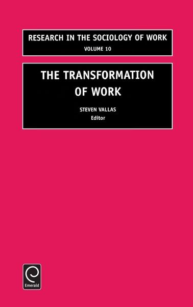 Produktbild: The Transformation of Work