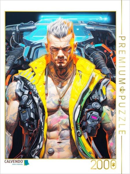 Produktbild: CALVENDO Puzzle Augmented Samurai | 2000 Teile Lege-Gr&ouml;&szlig;e 90x67cm Foto-Puzzle f&uuml;r gl&uuml;ckliche Stunden