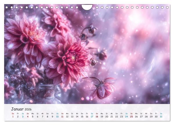 Produktbild: Florale Kompositionen (Wandkalender 2026 DIN A4 quer), CALVENDO Monatskalender
