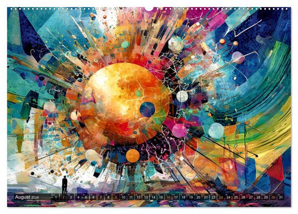 Produktbild: Spiel der Farben und Formen (hochwertiger Premium Wandkalender 2026 DIN A2 quer), Kunstdruck in Hochglanz