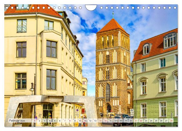 Produktbild: Rostock Impressionen (Wandkalender 2026 DIN A4 quer), CALVENDO Monatskalender