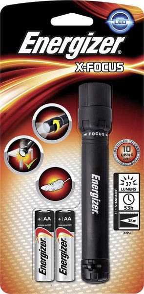Produktbild: Energizer X-Focus 2AA LED Taschenlampe batteriebetrieben 50 lm 100 g