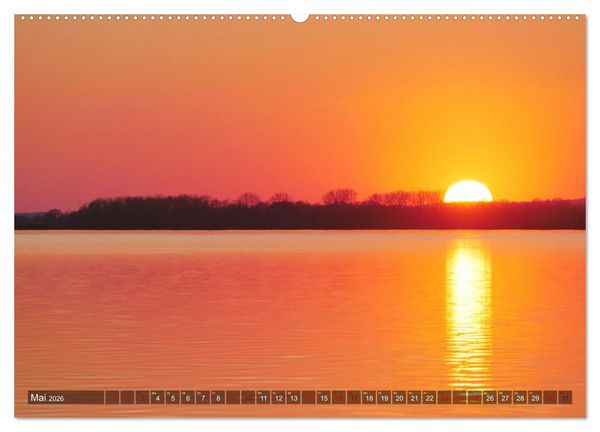 Produktbild: D&uuml;mmer, Malerische See-Momente (Wandkalender 2026 DIN A2 quer), CALVENDO Monatskalender