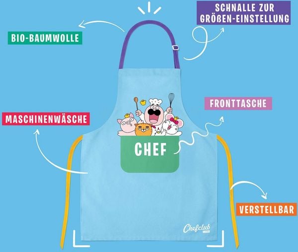 Produktbild: Die Chefclub Kids Sch&uuml;rze