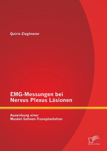 Produktbild: EMG-Messungen bei Nervus Plexus L&auml;sionen: Auswirkung einer Muskel-Sehnen-Transplantation