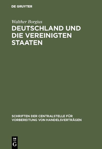 Produktbild: Deutschland und die Vereinigten Staaten
