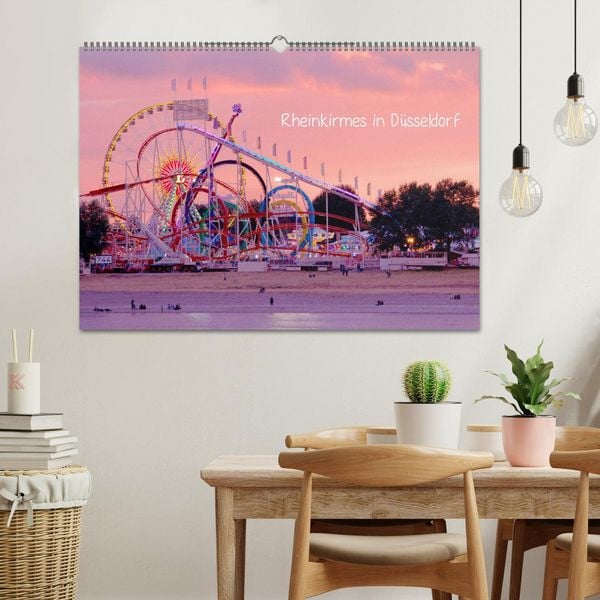 Produktbild: Rheinkirmes in D&uuml;sseldorf (Wandkalender 2026 DIN A2 quer), CALVENDO Monatskalender
