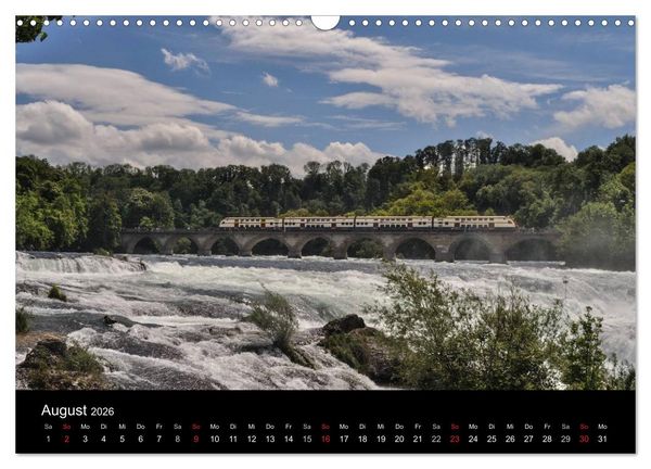 Produktbild: Mit der Bahn durch die Alpen (Wandkalender 2026 DIN A3 quer), CALVENDO Monatskalender