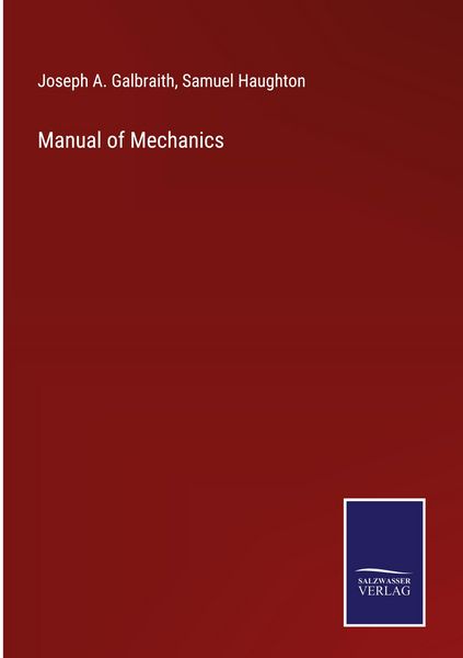 Produktbild: Manual of Mechanics