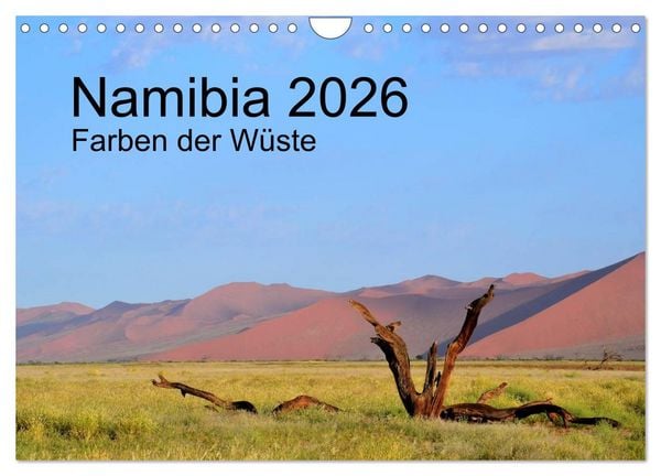 Produktbild: Namibia 2026 Farben der W&uuml;ste (Wandkalender 2026 DIN A4 quer), CALVENDO Monatskalender