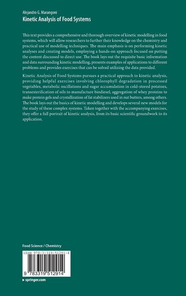 Produktbild: Kinetic Analysis of Food Systems