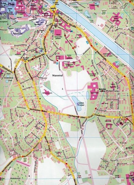 Produktbild: Salzburg Stadt, Stadtplan 1:7.500 - 1:15.000