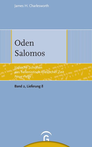 Produktbild: J&uuml;dische Schriften aus hellenistisch-r&ouml;mischer Zeit - Neue Folge... / Oden Salomos