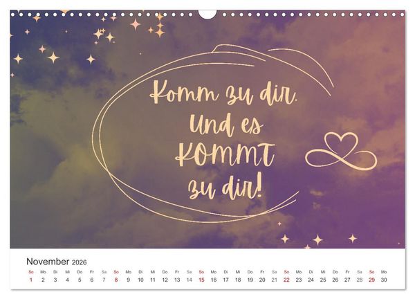Produktbild: Lass Freude dein Kompass sein (Wandkalender 2026 DIN A3 quer), CALVENDO Monatskalender
