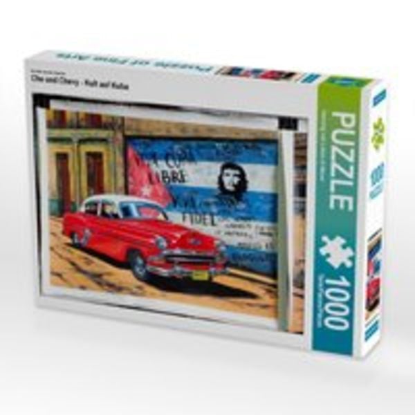CALVENDO Puzzle Che und Chevy - Kult auf Kuba 1000 Teile Lege-Größe 64 x 48 cm Foto-Puzzle Bild von Henning von Löwis of Menar