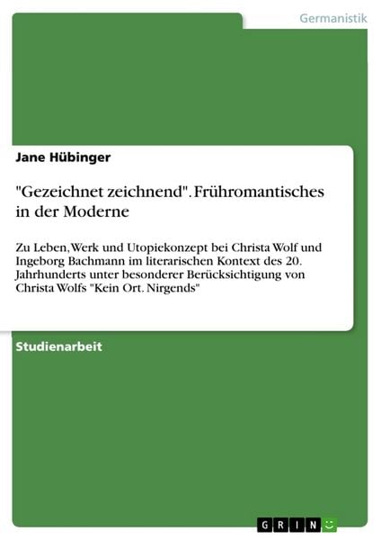 Produktbild: "Gezeichnet zeichnend". Fr&uuml;hromantisches in der Moderne