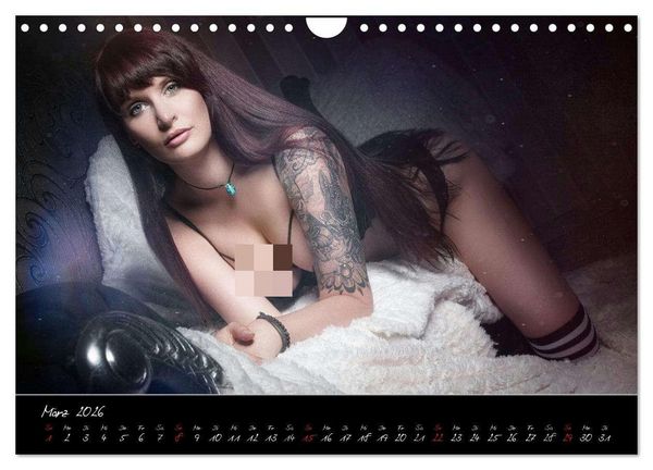 Produktbild: PinUp-Kalender 2026 (Wandkalender 2026 DIN A4 quer), CALVENDO Monatskalender