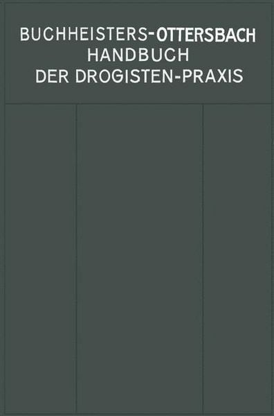 Produktbild: Handbuch der Drogisten-Praxis