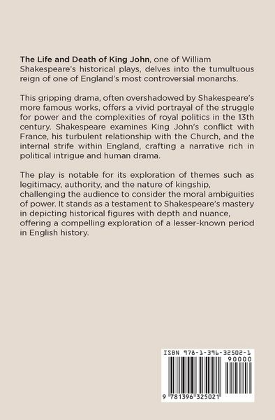 Produktbild: The Life and Death of King John