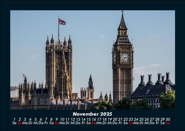 Produktbild: London 2025 Fotokalender DIN A5