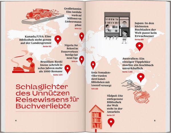 Produktbild: DUMONTs Unn&uuml;tzes Reisewissen f&uuml;r Buchverliebte