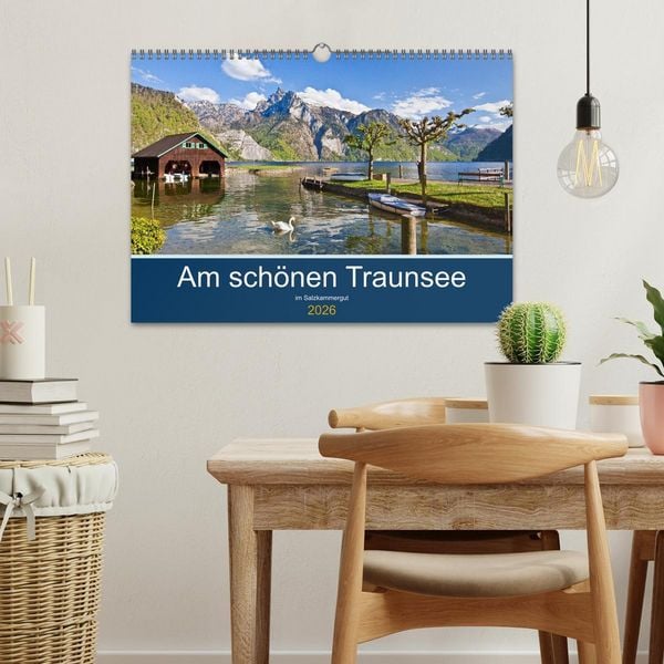 Produktbild: Am sch&ouml;nen Traunsee im Salzkammergut (Wandkalender 2026 DIN A3 quer), CALVENDO Monatskalender