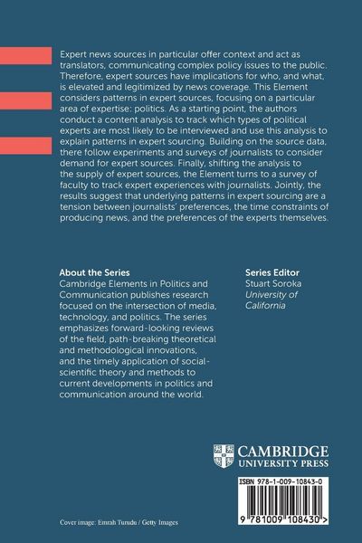 Produktbild: Constructing Political Expertise in the News