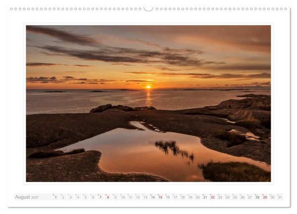 Produktbild: Bohusl&auml;n. Lysekil - Fiskeb&auml;ckskil - Grundsund (Wandkalender 2027 DIN A2 quer), CALVENDO Monatskalender