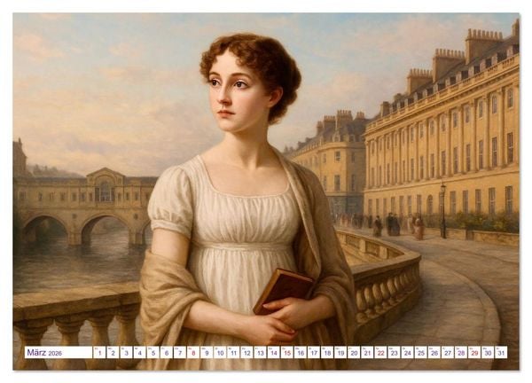 Produktbild: Jane Austen (Wandkalender 2026 DIN A3 quer), CALVENDO Monatskalender