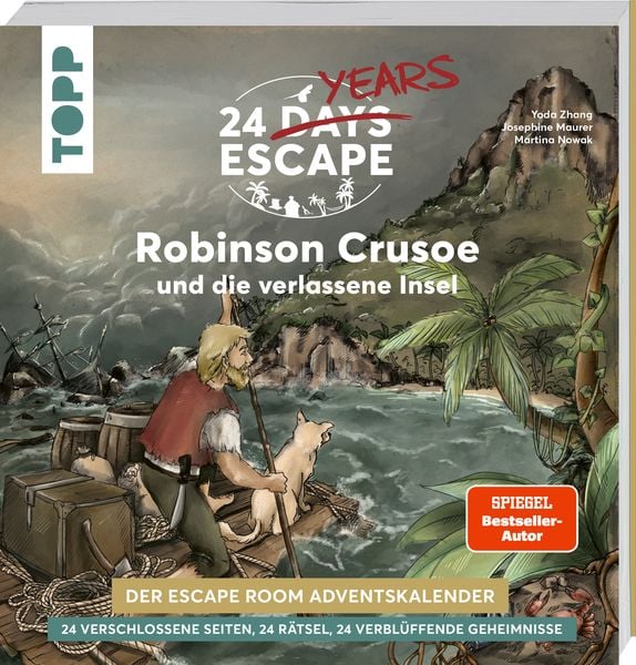Produktbild: 24 DAYS ESCAPE &ndash; Der Escape Room Adventskalender: Daniel Defoes Robinson Crusoe und die verlassene Insel